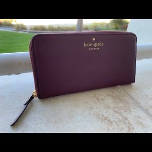 Purple Kate Spade Wallet